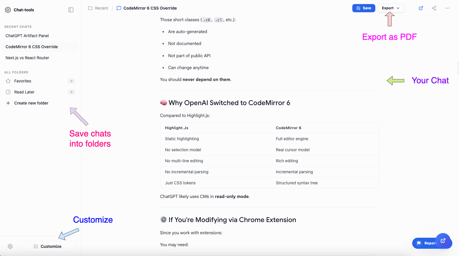 Chat-Tools preview screenshot